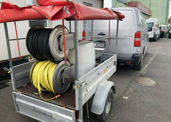 Fiat Ducato wuko na przyczepce kanalizacja asenizacyjny