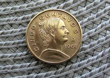 Meksyk 5 Centavos 1961r