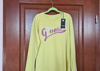 Nowa żółta bluzka długi rękaw Guess dla dziewczynki 14 lat rozmiar 164