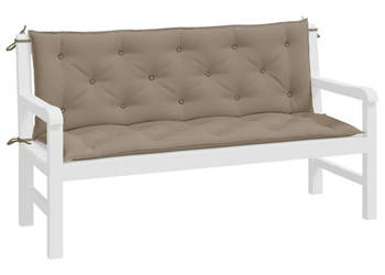 Poduszki na ławkę ogrodową 2 szt. taupe tkanina Oxford WM-361705