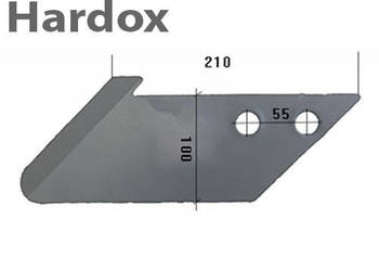 Dłuto HARDOX 302490/P 300336/P części do pługa EBERHARDT