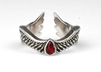 Blood Angels | Rozmiar Regulowany | Metal | Pierścień | Warhammer 40k