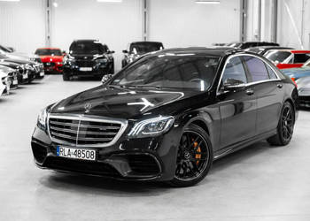 Mercedes S 63 AMG 4Matic+ Long 612KM. Burmester High-End. Pakiet AMG Karbo…