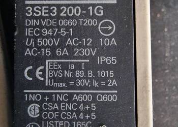 Krancowki Siemens 3SE3 200-1G podnośnik komumnowy