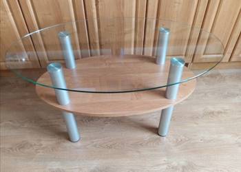 BRW Szklany stolik kawowy