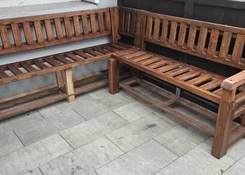 Ławka z jesiona - robiona na zamówienie