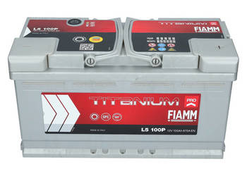 Akumulator 100Ah 870A FIAMM TITANIUM PRO 12V  Prawy Plus