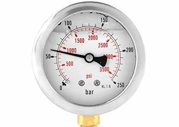 Manometr dolny MG1-100 250 bar gwint 1/2"