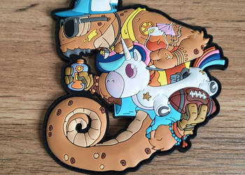 Emblemat Helikon Chameleon SUMMER OPS PVC Naszywka patch velcro unikat