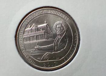 Stare monety 1/4 dolar 2017 P Douglass USA