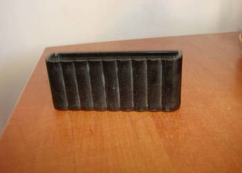 stara ebonitowa popielniczka samochodowa PRL