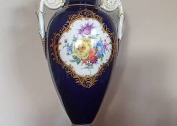 Wazon Meissen- Miśnia,  XX w. Kobalt. Amfora Wazon Meissen- Miśnia,  XX w. Kobalt. Amfora