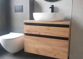 Szafka pod umywalkę 140 cm - BLUM - meble łazienkowe