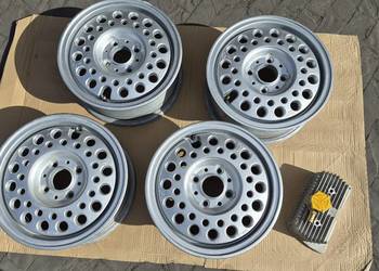 Fiat 126p felgi aluminiowe 13 cali 4x98, aluminiowa poktywa zaworów + korek