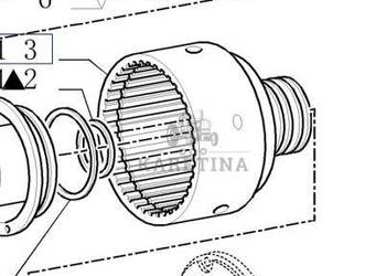 New Holland T7 T6030 TM165 TM155 TM150 TM140 TM145 Obudowa Sprzęgła 5171195