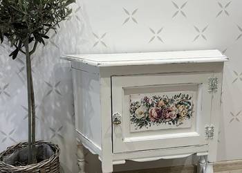 Szafka komoda biała shabby chic