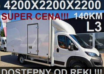 Fiat Ducato L3 Kontener 4200x2200 140KM Kamera Niska Cena od ręki!
