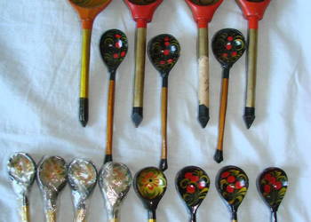 Chochłoma drewniana łyżka