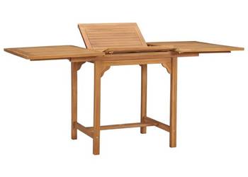 vidaXL Rozkładany stół ogrodowy, (110 - 160)x80x75cm(SKU:47420)