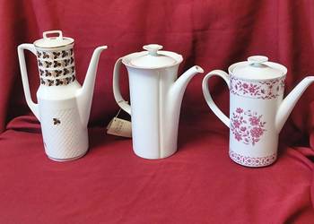 Zestaw porcelanowych dzbanków – Niemcy (Bawaria / Weimar) – vintage