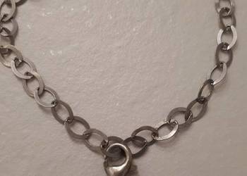 Bransoleta srebrna z zawieszką