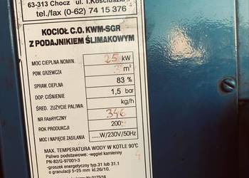 Na części KOCIOŁ C.O. KWM-SGR Z PODAJNIKIEM SLIMAKOWYM
