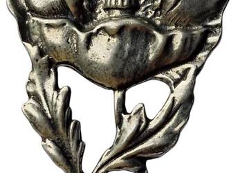 VINTAGE BROSZKA WISIOR CYNA JUBILERSKA SYGNOWANA SEAGULL PEWTER 1995