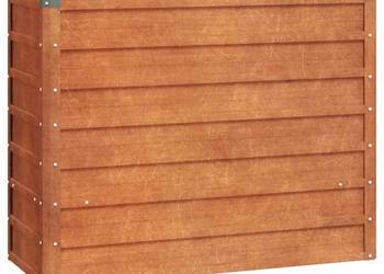 vidaXL Podwyższona donica, rdzawa, 100x40x77 cm