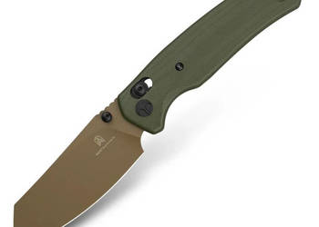 Nóż składany Bestechman Cicada's Wing OD Green G10, Gold 10Cr15MoV (BMK06C)
