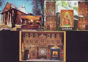 K. Poczt. Widoki - Czarna  k. Usztrzyk   3 poz.