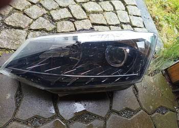 Reflektor lewy fabia 3 soczewka orginalny