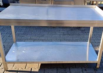 STÓŁ GASTRONOMICZNY Z PÓŁKĄ - 150/70/85 CM - M.1224.N.