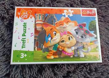 Puzzle Trefl 30 elementów Przyjaźń w kociej krainie NOWE