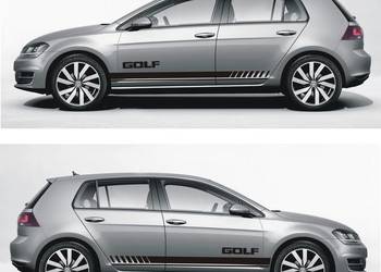 Naklejki Pasy Boczne na każdy Samochód VOLKSWAGEN GOLF