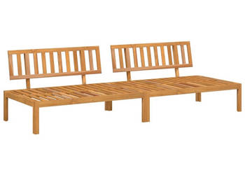 Sofy ogrodowe z deseczek 2 szt. lite drewno akacjowe WM-3209433