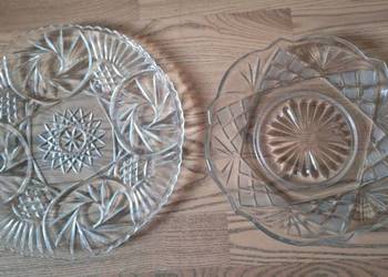 Talerze patera 2 szt PRL 26 cm i 31 cm 1968 roku