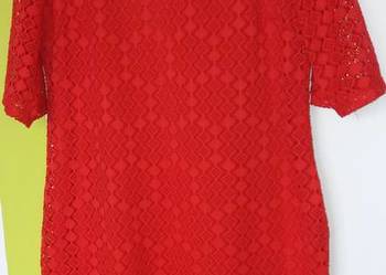 L Koronkowa sukienka na podszewce w idealnym stanie