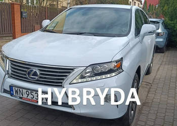 Lexus RX 450h Executive, 299 KM,4x4,hybryda, bezwypadkowy,pierwszy właść. …