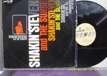 SHAKIN STEVENS--AN THE SUNSETS- PRONIT ;LP winyl