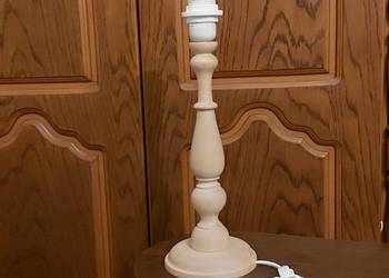 Lampa nocna z drewna, lampki toczone