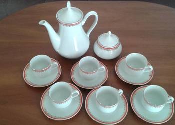 Porcelana Thun Czechosłowacja Angelika Serwis kawowy