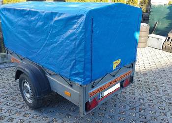 Przyczepka BORO ze stelażem i plandeką