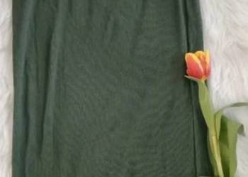 Spódnica długa ołówkowa jesień prążek 2YK coguette retro vintage vintage bo