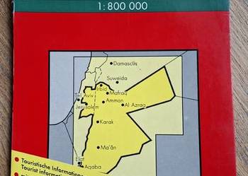 Jordanien Jordan 1:800 000 freytag & berndt mapa