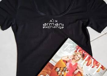 Armani Exchange, Amerykańska bluzka, logowania, oryginał