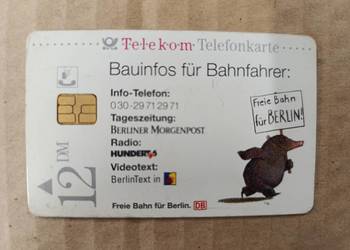 Karta telefoniczny niemiecka 12 deutsche Mark