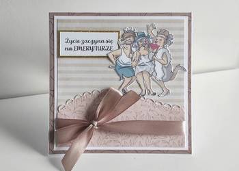 Kartka ręcznie robiona z okazji odejścia na emeryturę Kartka ręcznie robiona z okazji odejścia na emeryturę