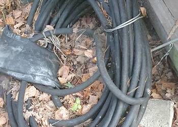 Przewód siłowy czarny wąż długi gruby