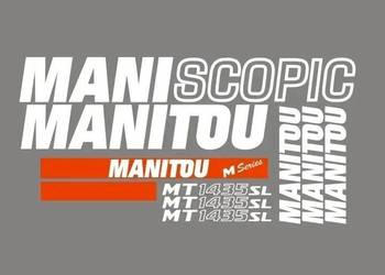 Naklejki naklejka oklejenie MANITOU MT 1435 SL Zamiennik