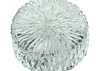 Plafon szklany typ Bark glass Hillebrand Leuchten, Niemcy, lata 70.